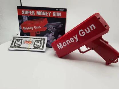 Money Gun Paper Playing Spray Toy Gun, Prop Play Cash Party Supplies |Fashion Money Gun for Weddings | Party | Birthdays | Marketing | Nightclubs | Party Games