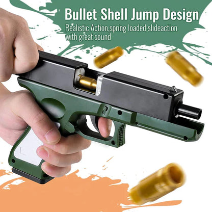 Soft Bullet Gun with Shell Recoil